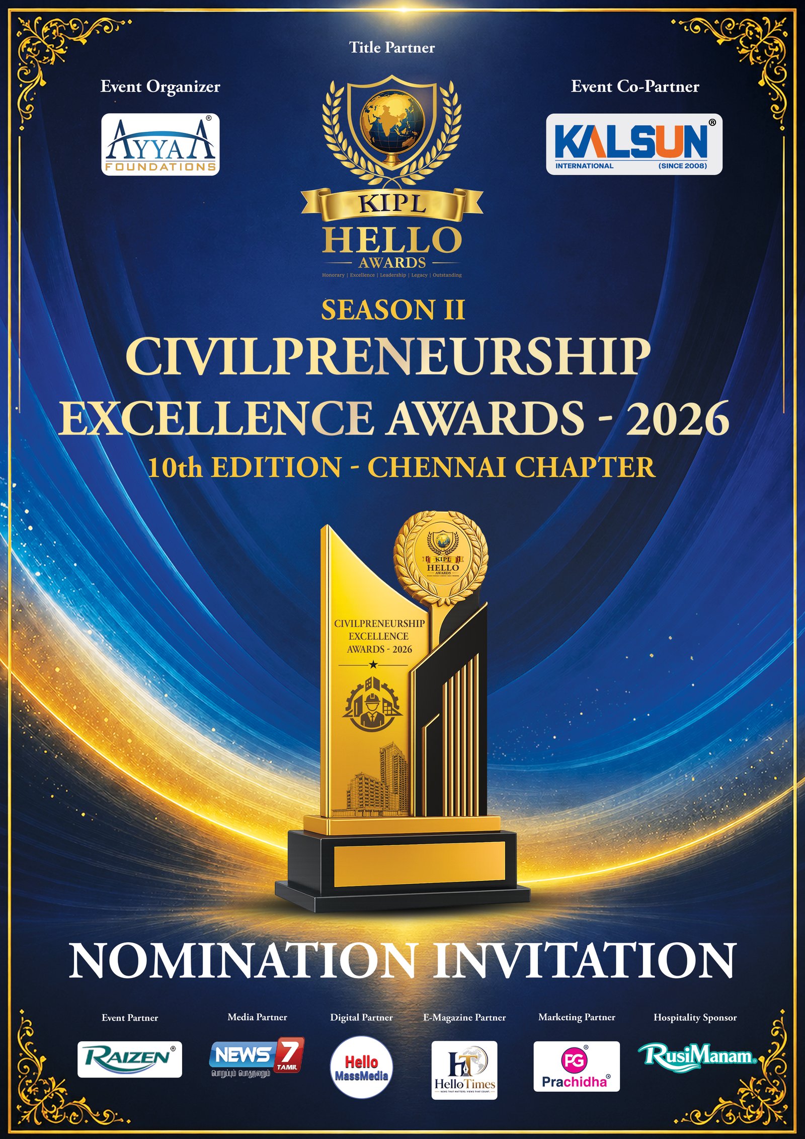 Civilpreneurship Excellence Awards – Chennai Chapter